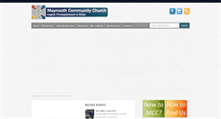 Desktop Screenshot of maynoothcc.org